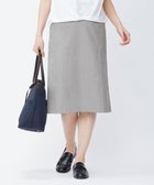 【ジェイ プレス/J.PRESS】の【洗える・撥水・防汚】コットンFITTYシャーク スカート ライトグレー系|ID: prp329100004676269 ipo3291000000033788920