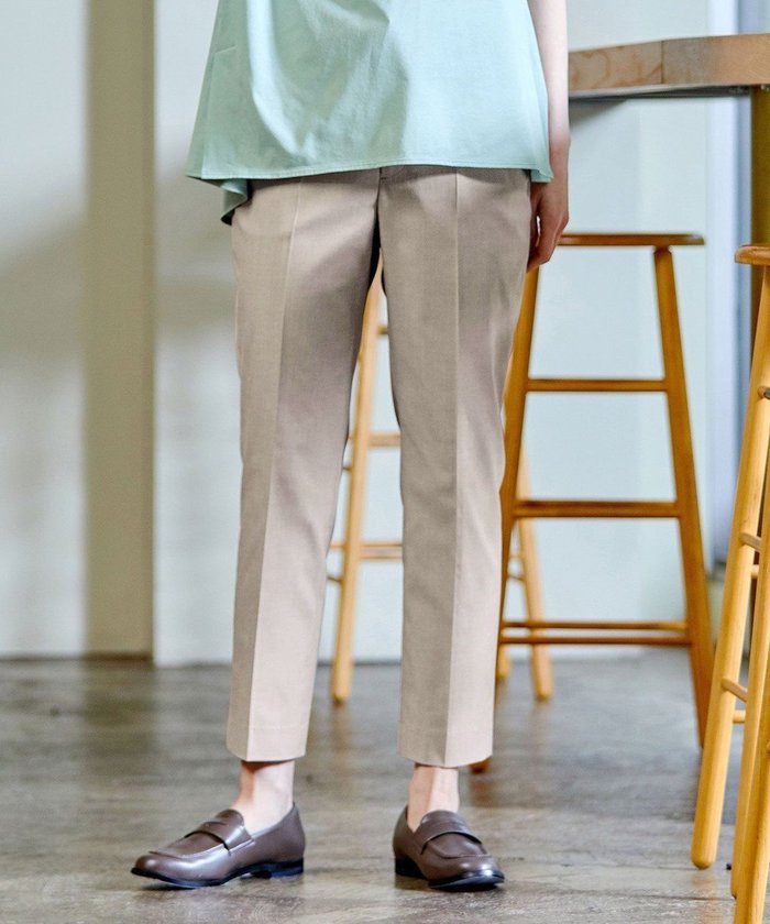 【ジェイ プレス/J.PRESS】の【洗える・撥水・防汚】コットンFITTYシャーク テーパード パンツ インテリア・キッズ・メンズ・レディースファッション・服の通販 founy(ファニー) https://founy.com/ ファッション Fashion レディースファッション Fashion for Women パンツ Pants & Trousers ウォッシャブル Machine Washable 春 Spring 洗える Machine Washable センター Center, Center Line テーパード Tapered, Tapered Pants 定番 Standard, Basic Item S/S・春夏 SS, Spring/Summer, Warm Season 夏 Summer |ID: prp329100004676271 ipo3291000000033788927