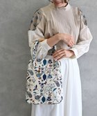 【アンドウール/AND WOOL】の筆記帳刺繍のバッグ ベージュ|ID: prp329100004676278 ipo3291000000034258949