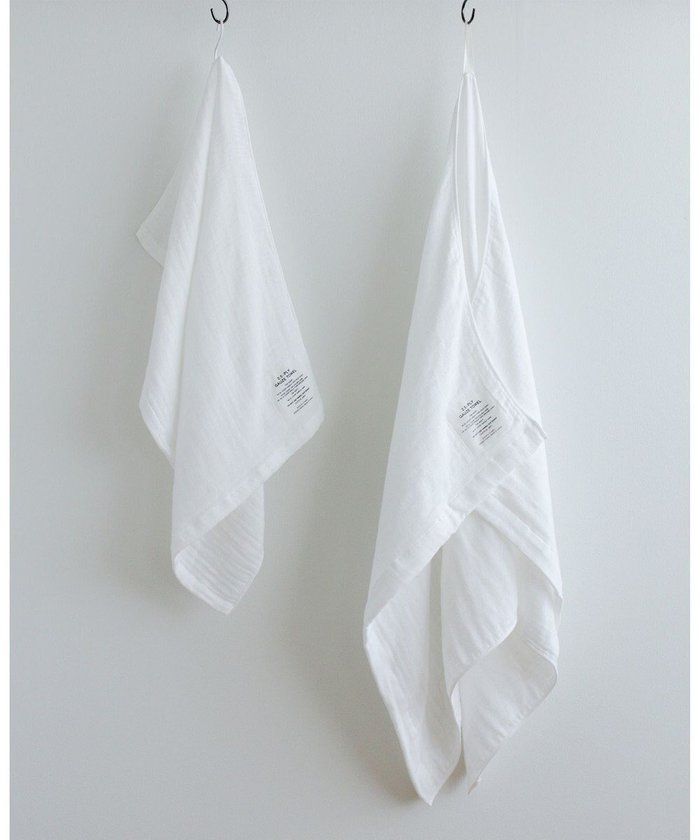 【神藤タオル/SHINTO TOWEL】の【2.5-PLY GAUZE】バスタオル ホワイト Lサイズ インテリア・キッズ・メンズ・レディースファッション・服の通販 founy(ファニー) https://founy.com/ ファッション Fashion レディースファッション Fashion for Women アウトドア Outdoor Clothing 吸水 Absorbent, Quick-Dry タオル Towel, Bath Towel 夏 Summer |ID: prp329100004676284 ipo3291000000033788978