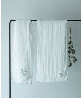 【神藤タオル/SHINTO TOWEL】の【2.5-PLY GAUZE】 タオルマフラー ホワイト 人気、トレンドファッション・服の通販 founy(ファニー) ファッション Fashion レディースファッション Fashion for Women マフラー・スヌード / 冬小物の定番 Scarves & Mufflers 吸水 Absorbent, Quick-Dry タオル Towel, Bath Towel フェイス Face, Facial Design マフラー Scarf, Muffler |ID:prp329100004676286