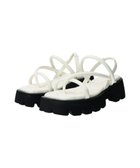 【ブリジット バーキン/Bridget Birkin】の【Bridget Birkin】ストラップデザイン厚底スクエアサンダル 人気、トレンドファッション・服の通販 founy(ファニー) ファッション Fashion レディースファッション Fashion for Women キルティング Quilted, Quilting サンダル Sandals, Summer Shoes スクエア Square, Square Shape 厚底 Platform Shoes 夏 Summer 春 Spring S/S・春夏 SS, Spring/Summer, Warm Season thumbnail ホワイト|ID: prp329100004676291 ipo3291000000033789013