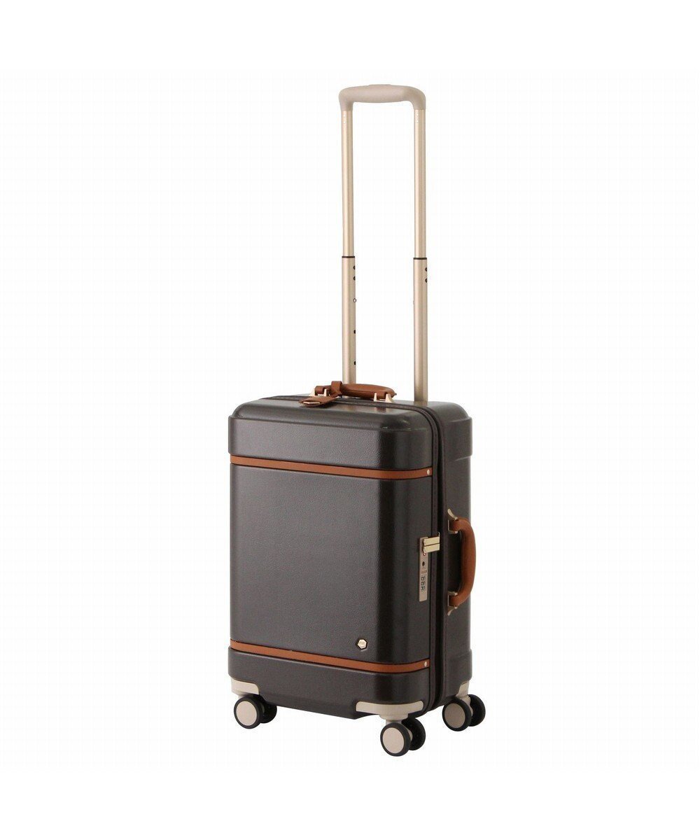 【エースバッグズアンドラゲッジ/ACE BAGS & LUGGAGE】の【雑誌掲載】 HaNT ノートル 機内持ち込み スーツケース 06881 31リットル ハント インテリア・キッズ・メンズ・レディースファッション・服の通販 founy(ファニー) 　雑誌掲載アイテム　Magazine Picks & Fashion Features　ファッション雑誌　Fashion Magazines　レイ　Ray　ファッション　Fashion　レディースファッション　Fashion for Women　スーツ　Business Suits & Workwear　クラシック　Classic, Timeless Style　3月号　March Issue　雑誌　Magazine, Fashion Magazine　プリント　Print, Printed Pattern　ポケット　Pocket, Pocket Detail　メタル　Metal, Metal Parts　夏　Summer　旅行　Travel　スーツケース キャリーケース　Suitcase / Carry Case　ダマスブラウン|ID: prp329100004676301 ipo3291000000033789052