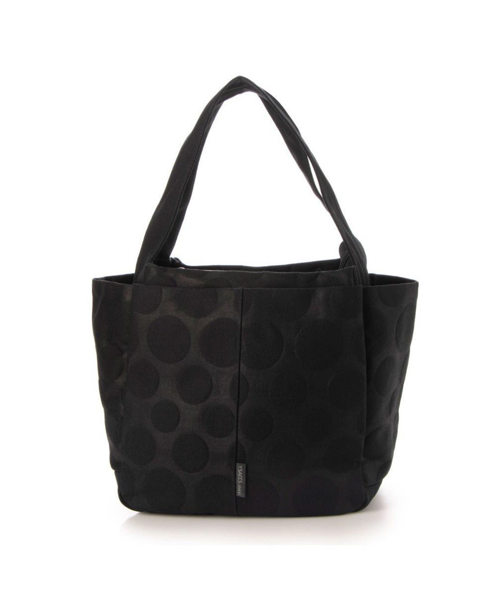 【イザック/Y'SACCS】の【Y SACCS vous et】 キャンバスドットエンボストート Mサイズ インテリア・キッズ・メンズ・レディースファッション・服の通販 founy(ファニー) 　ファッション　Fashion　レディースファッション　Fashion for Women　バッグ　Bags　おすすめ　Recommended / Our Picks　キャンバス　Canvas, Canvas Fabric　シンプル　Simple, Minimal　スクエア　Square, Square Shape　ドット　Polka Dot, Dot Pattern　ポケット　Pocket, Pocket Detail　マグネット　Magnet, Magnetic Closure　人気　Popular, Best Seller　定番　Standard, Basic Item　ビジネス 仕事 通勤　Business / Work / Commuting　ブラック|ID: prp329100004676303 ipo3291000000034257810