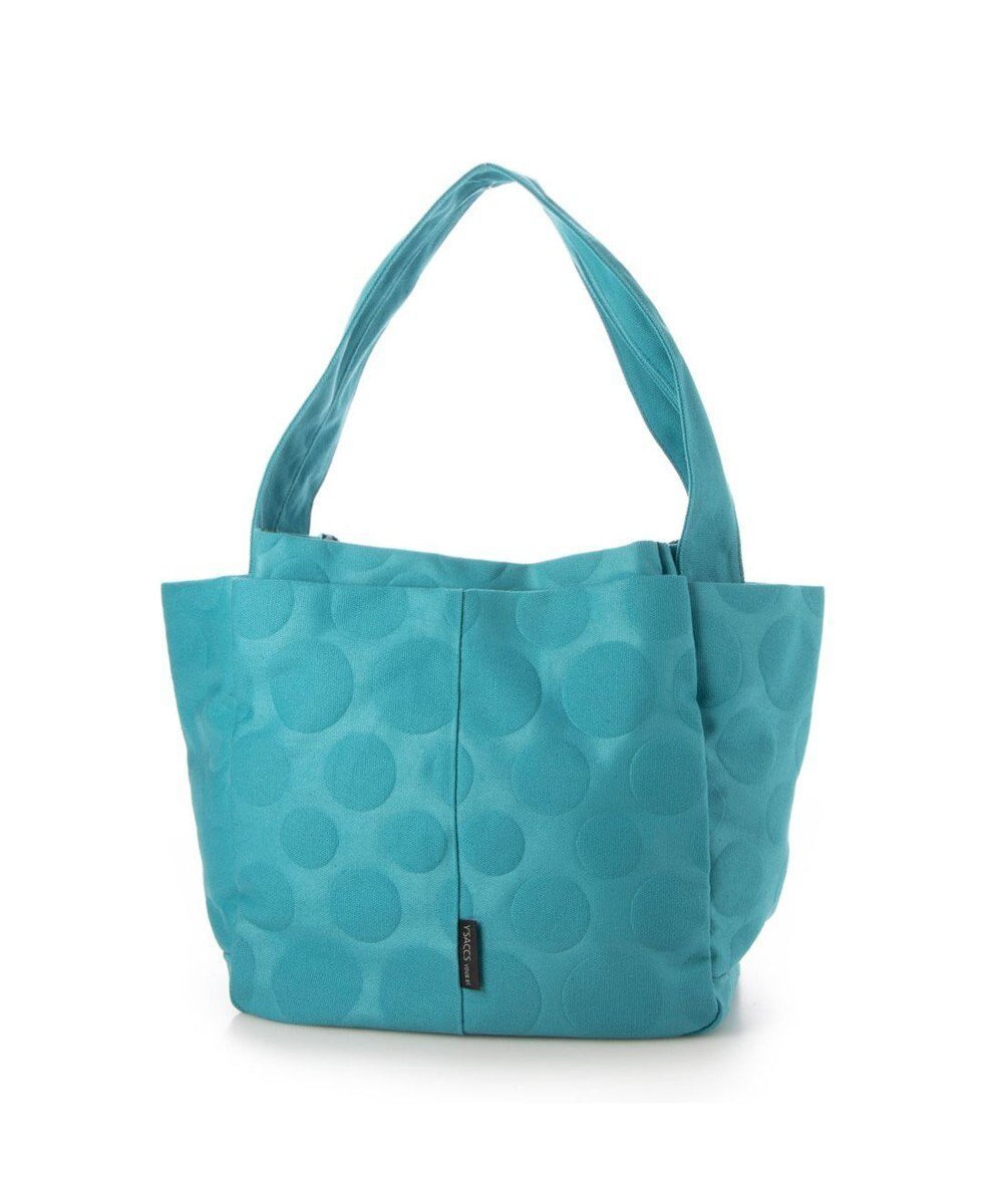 【イザック/Y'SACCS】の【Y SACCS vous et】 キャンバスドットエンボストート Mサイズ インテリア・キッズ・メンズ・レディースファッション・服の通販 founy(ファニー) 　ファッション　Fashion　レディースファッション　Fashion for Women　バッグ　Bags　おすすめ　Recommended / Our Picks　キャンバス　Canvas, Canvas Fabric　シンプル　Simple, Minimal　スクエア　Square, Square Shape　ドット　Polka Dot, Dot Pattern　ポケット　Pocket, Pocket Detail　マグネット　Magnet, Magnetic Closure　人気　Popular, Best Seller　定番　Standard, Basic Item　ビジネス 仕事 通勤　Business / Work / Commuting　グリーン|ID: prp329100004676303 ipo3291000000034257819