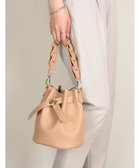 【ラ バガジェリー/LA BAGAGERIE】の【MONICA】編み込みハンドル2WAYバッグ 人気、トレンドファッション・服の通販 founy(ファニー) ファッション Fashion レディースファッション Fashion for Women バッグ Bags ポーチ Pouch, Small Case ラップ Wrap, Wrap Design thumbnail ベージュ|ID: prp329100004676304 ipo3291000000034257832