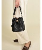 【ラ バガジェリー/LA BAGAGERIE】の【MONICA】編み込みハンドル2WAYバッグ 人気、トレンドファッション・服の通販 founy(ファニー) ファッション Fashion レディースファッション Fashion for Women バッグ Bags ポーチ Pouch, Small Case ラップ Wrap, Wrap Design thumbnail ブラック|ID: prp329100004676304 ipo3291000000034257834