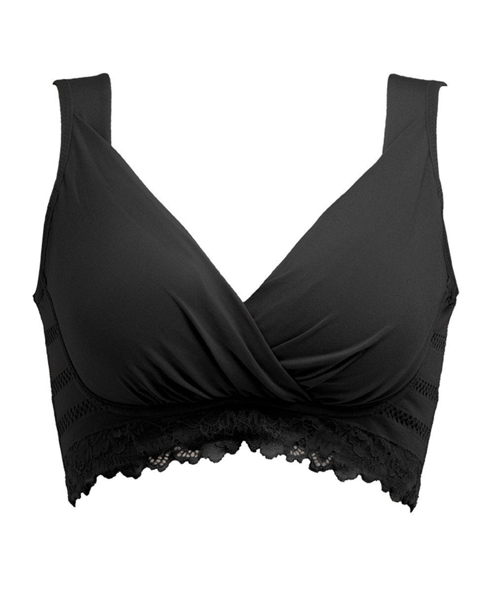 【ブラデリス ニューヨーク/BRADELIS New York】の【BRADELIS New York MATERNITY / ノンワイヤー・マタニティ】ブラデリス ノンワイヤーカシュクールブラ インテリア・キッズ・メンズ・レディースファッション・服の通販 founy(ファニー) 　ファッション　Fashion　レディースファッション　Fashion for Women　アンダー　Underwear Essentials　ショルダー　Shoulder, Shoulder Strap　フィット　Fit, Slim Fit　ブラジャー　Bra, Lingerie　ワイヤー　Wire, Wired Bra　ブラック|ID: prp329100004676305 ipo3291000000033789073