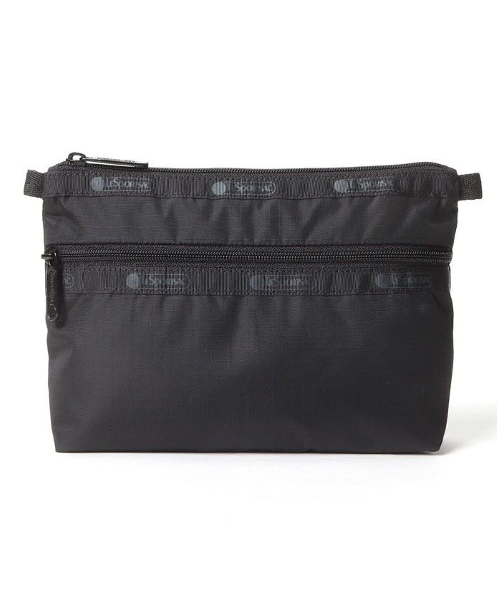 【レスポートサック/LeSportsac】のCOSMETIC CLUTCH/リサイクルドブラックJP 人気、トレンドファッション・服の通販 founy(ファニー) 　ファッション　Fashion　レディースファッション　Fashion for Women　バッグ　Bags　ミニ財布・二つ折り財布　Wallets & Card Cases　ポーチ&ミニバッグ　Pouches & Mini Bags　軽量　Lightweight, Ultra Light　シンプル　Simple, Minimal　ジップ　Zip, Zipper　財布　Wallet, Purse　人気　Popular, Best Seller　プリント　Print, Printed Pattern　ポケット　Pocket, Pocket Detail　ポーチ　Pouch, Small Case　無地　Plain, Solid Color　おすすめ　Recommended / Our Picks　ギフト プレゼント　Gift / Present　ビジネス 仕事 通勤　Business / Work / Commuting　 other-1|ID: prp329100004676310 ipo3291000000033789092