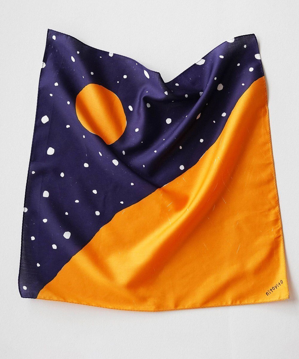 【ニトリト/nitorito】の【ギフトパッケージ ステッカー付】mountain moon ハンカチ スカーフ 人気、トレンドファッション・服の通販 founy(ファニー) 　ファッション　Fashion　レディースファッション　Fashion for Women　グラデーション　Gradient, Ombre　サテン　Satin, Glossy Fabric　シルク　Silk, 100% Silk　スカーフ　Scarf, Neckwear　ハンカチ　Handkerchief, Hanky　バンダナ　Bandana, Head Scarf　プリント　Print, Printed Pattern　モチーフ　Motif, Design Theme　ギフト プレゼント　Gift / Present　 other-1|ID: prp329100004676312 ipo3291000000033789096
