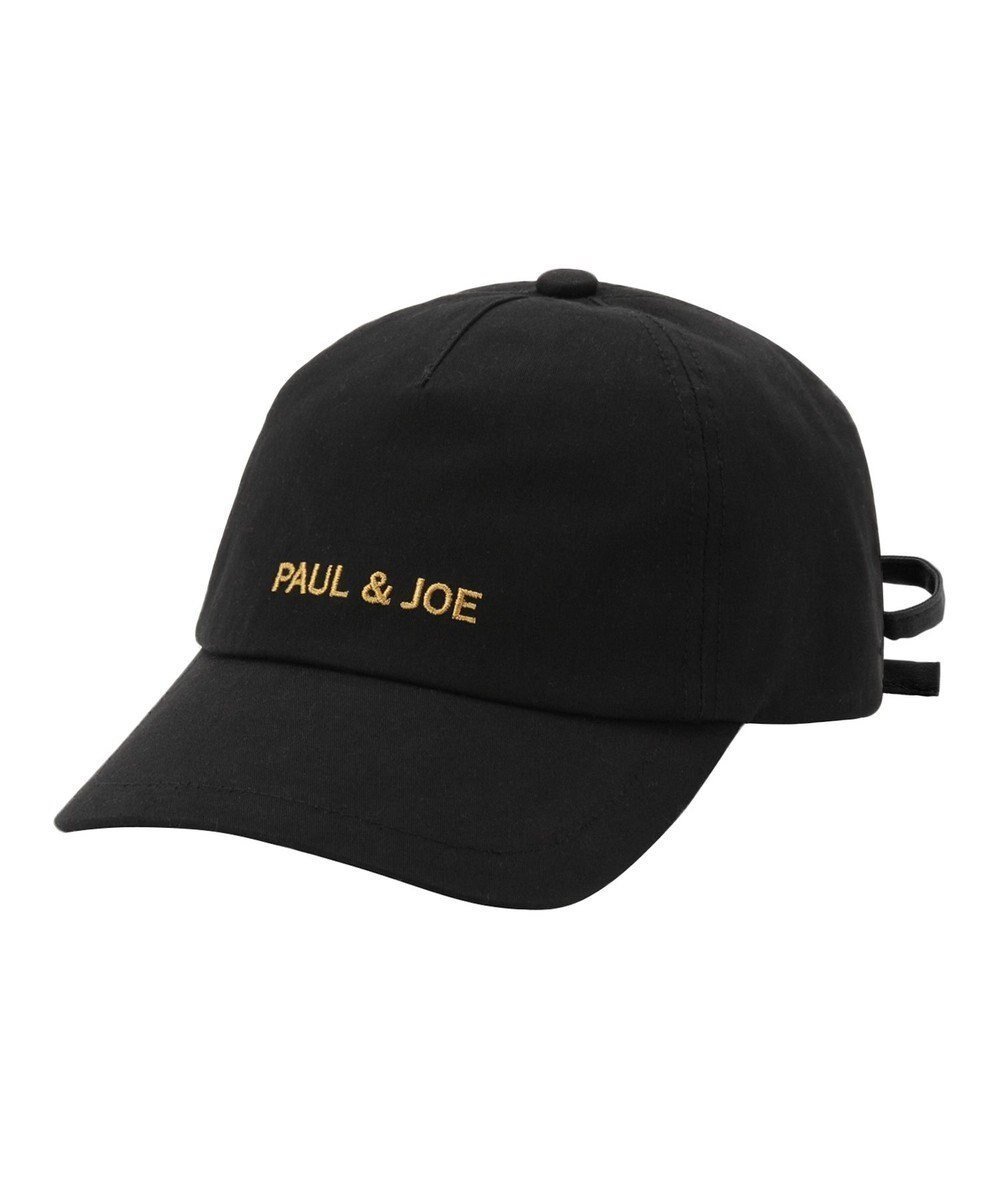 【ムーンバット/MOONBAT】のポール ジョー (PAUL JOE ACCESSOIRES) ロゴ刺繍 リボン キャップ インテリア・キッズ・メンズ・レディースファッション・服の通販 founy(ファニー) 　ファッション　Fashion　レディースファッション　Fashion for Women　キャップ&ハット　Hats & Caps　キャップ　Cap, Baseball Cap　シンプル　Simple, Minimal　フェミニン　Feminine, Girly　帽子　Hat, Headwear　リボン　Ribbon, Bow　ブラック|ID: prp329100004676314 ipo3291000000034257962