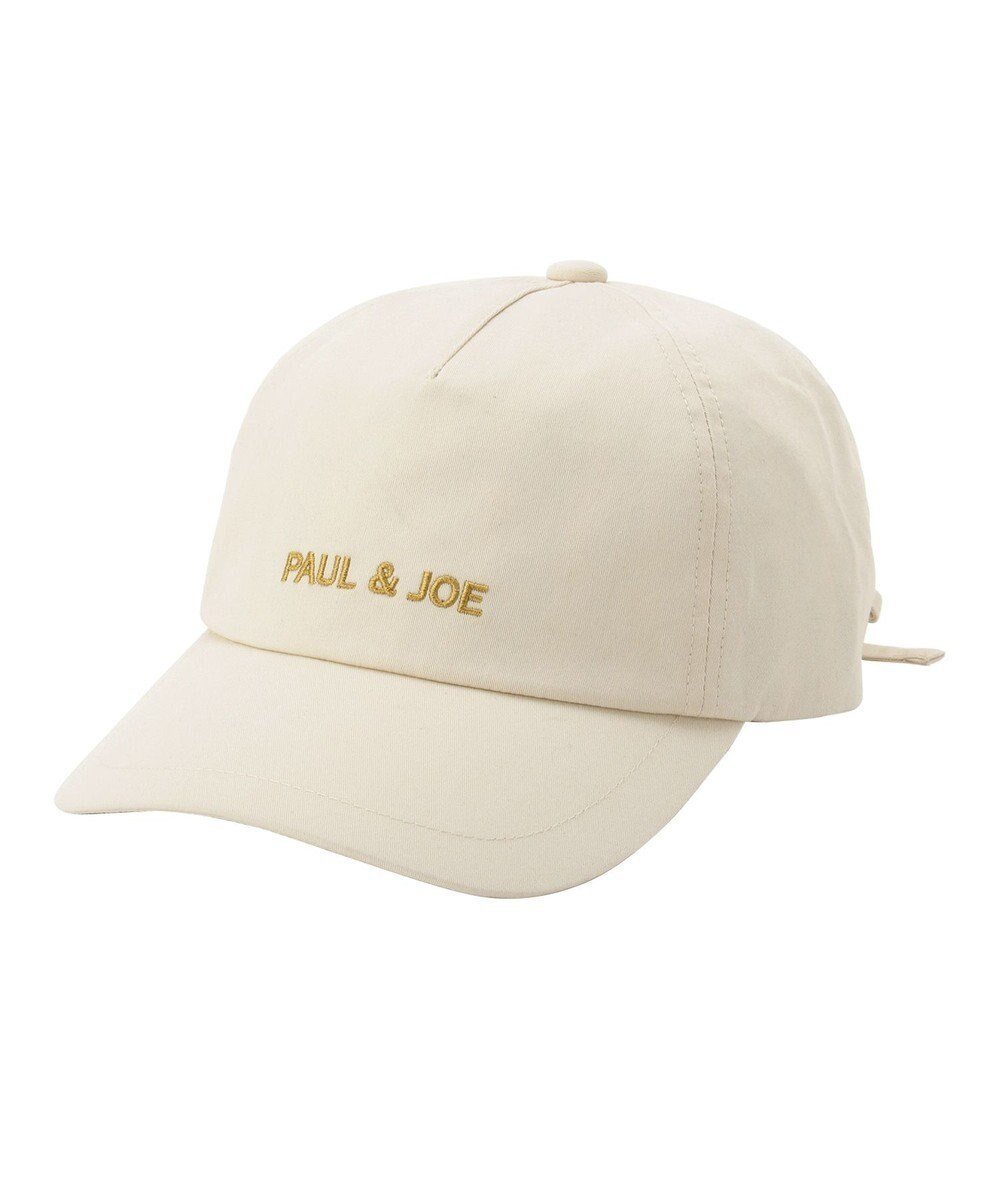 【ムーンバット/MOONBAT】のポール ジョー (PAUL JOE ACCESSOIRES) ロゴ刺繍 リボン キャップ インテリア・キッズ・メンズ・レディースファッション・服の通販 founy(ファニー) 　ファッション　Fashion　レディースファッション　Fashion for Women　キャップ&ハット　Hats & Caps　キャップ　Cap, Baseball Cap　シンプル　Simple, Minimal　フェミニン　Feminine, Girly　帽子　Hat, Headwear　リボン　Ribbon, Bow　オフホワイト|ID: prp329100004676314 ipo3291000000034257964