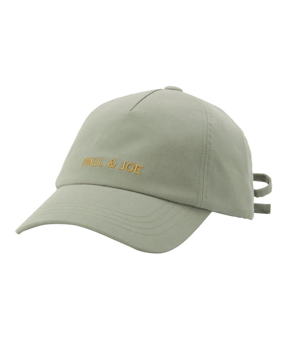 【ムーンバット/MOONBAT】のポール ジョー (PAUL JOE ACCESSOIRES) ロゴ刺繍 リボン キャップ インテリア・キッズ・メンズ・レディースファッション・服の通販 founy(ファニー) 　ファッション　Fashion　レディースファッション　Fashion for Women　キャップ&ハット　Hats & Caps　キャップ　Cap, Baseball Cap　シンプル　Simple, Minimal　フェミニン　Feminine, Girly　帽子　Hat, Headwear　リボン　Ribbon, Bow　カーキー|ID: prp329100004676314 ipo3291000000034257965