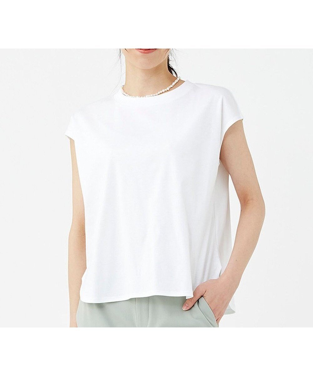 【カシヤマ/KASHIYAMA】の【抗菌消臭】クレンゼ フレンチTeeシャツ 人気、トレンドファッション・服の通販 founy(ファニー) ファッション Fashion レディースファッション Fashion for Women トップス・カットソー Cut & Sew Tops シャツ・ブラウス・オフィスカジュアル Elegant Blouses & Button-Ups ロングTシャツ・Tシャツ Longline T-Shirts & Tees カットソー・ベーシックTシャツ Cut-and-Sewn Tops / Stretch Tees & Basics カットソー Cut and Sewn Top タイトスカート Pencil Skirt, Tight Skirt フェミニン Feminine, Girly フレンチ French, French Style ロング Long, Long-Length 夏 Summer 抗菌 Antibacterial, Bacteria-Resistant 春 Spring S/S・春夏 SS, Spring/Summer, Warm Season other-1|ID: prp329100004676363 ipo3291000000034258684