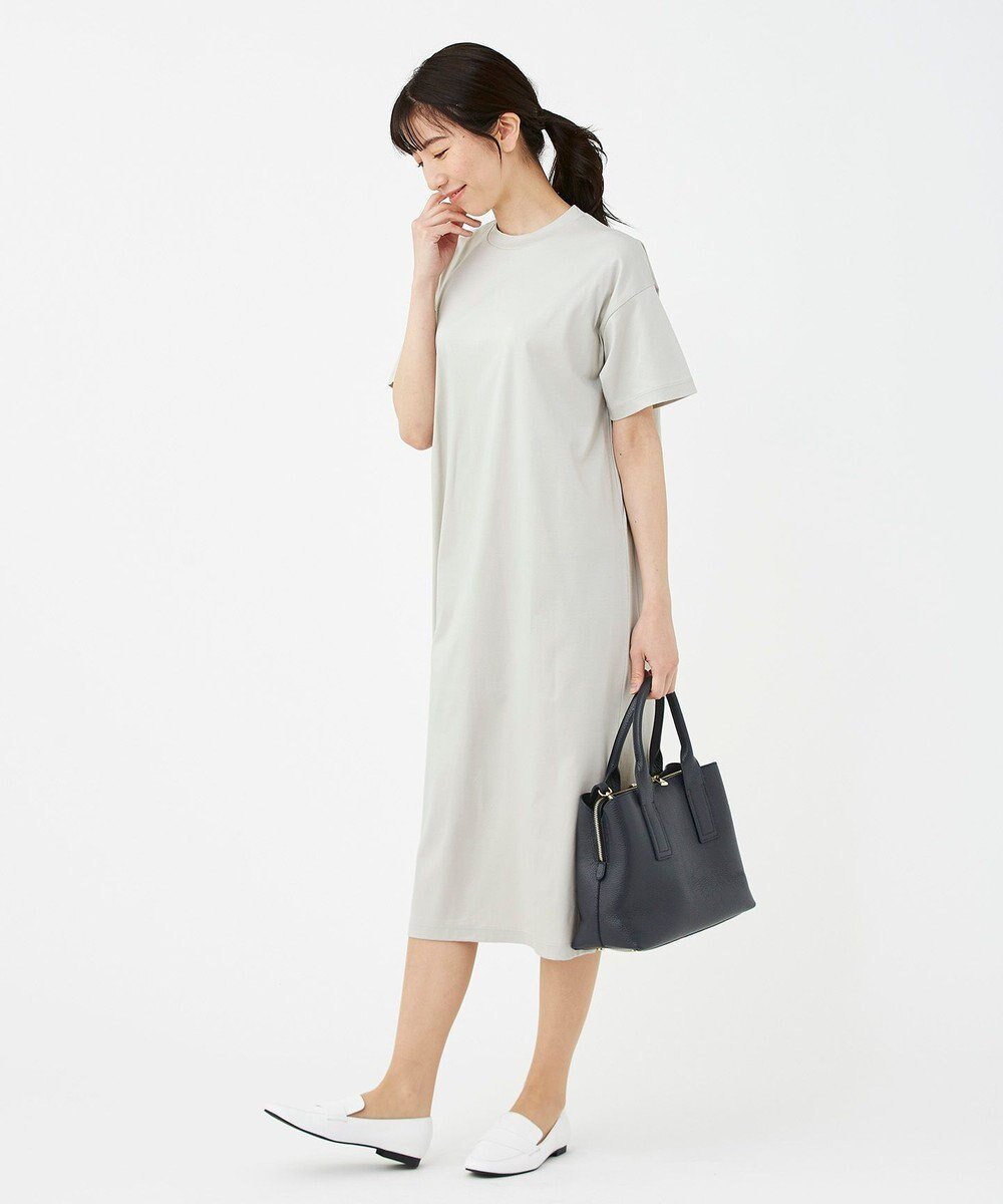 【カシヤマ/KASHIYAMA】の【抗菌消臭】クレンゼ Teeシャツドレス 人気、トレンドファッション・服の通販 founy(ファニー) 　ファッション　Fashion　レディースファッション　Fashion for Women　ワンピース　Dresses　フォーマル・パーティードレス・結婚式用ドレス　Elegant & Casual Dresses　スリット　Slit, Slit Detail　デニム　Denim, Jeans Material　ドレス　Dress, One-Piece　フォルム　Silhouette, Form　マキシ　Maxi, Full Length　ワイド　Wide, Wide Fit　夏　Summer　抗菌　Antibacterial, Bacteria-Resistant　春　Spring　S/S・春夏　SS, Spring/Summer, Warm Season　 other-1|ID: prp329100004676366 ipo3291000000033789301