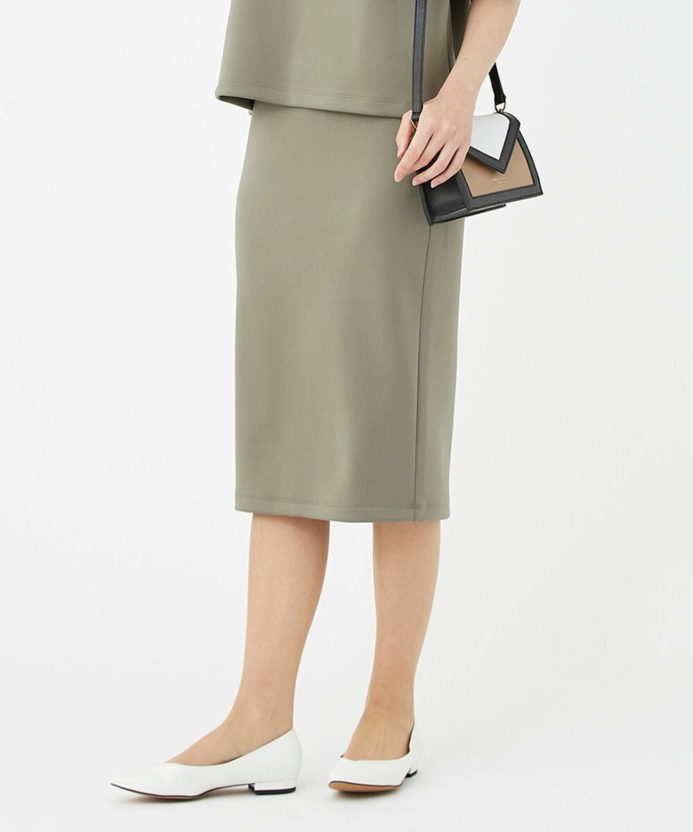 【カシヤマ/KASHIYAMA】の【抗菌繊維】スタイリッシュジャージー ロングスカート インテリア・キッズ・メンズ・レディースファッション・服の通販 founy(ファニー) ファッション Fashion レディースファッション Fashion for Women スカート Skirts ロングスカート Long Skirts / Maxi & Midi Skirts 春 Spring 抗菌 Antibacterial, Bacteria-Resistant タイトスカート Pencil Skirt, Tight Skirt フォルム Silhouette, Form ベスト Vest, Waistcoat ボトム Bottoms, Lower Wear リラックス Relax, Relaxed Fit ロング Long, Long-Length S/S・春夏 SS, Spring/Summer, Warm Season 夏 Summer オリーブ|ID: prp329100004676368 ipo3291000000034258749