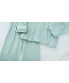 【ワコール 睡眠科学/wacoal suimin】の【パジャマ】 長袖・長ズボン 希少な超長綿「天綿」パジャマ 睡眠科学/ワコール YDX521 グリーン|ID: prp329100004676371 ipo3291000000034258770