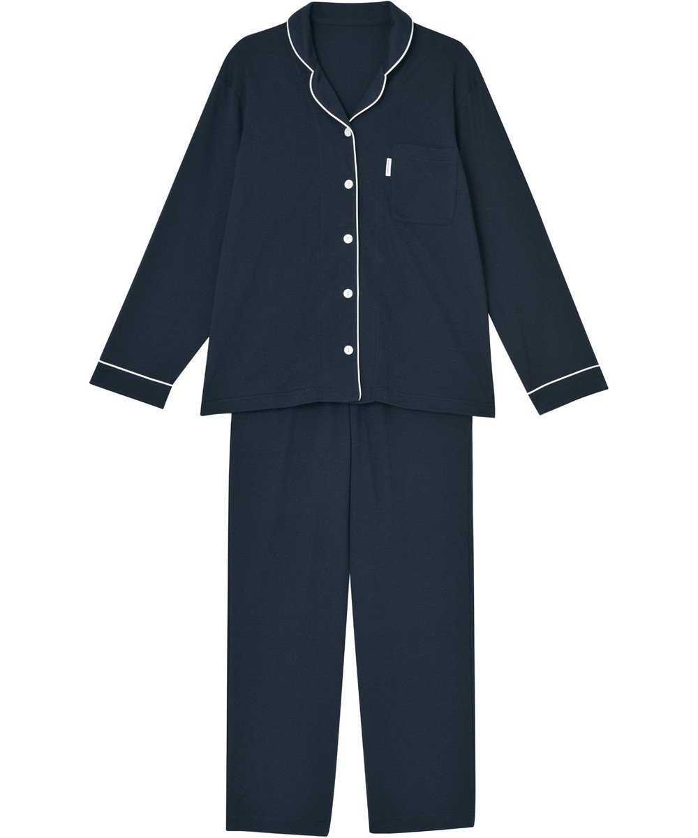 【ワコール 睡眠科学/wacoal suimin】の【パジャマ】 長袖・長ズボン 希少な超長綿「天綿」パジャマ 睡眠科学/ワコール YDX521 インテリア・キッズ・メンズ・レディースファッション・服の通販 founy(ファニー) ファッション Fashion レディースファッション Fashion for Women トップス・カットソー Cut & Sew Tops なめらか Smooth, Silky Texture パジャマ Pajamas, Sleepwear メンズ Men's, Menswear ロング Long, Long-Length エレガント 上品 Elegant 長袖 Long Sleeve, Full Sleeve コン|ID: prp329100004676371 ipo3291000000034258772