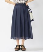 【ジェイ プレス/J.PRESS】の【洗える】ブライトスパンボイルAタック スカート ネイビー系|ID: prp329100004676374 ipo3291000000033789346