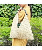 【アンビリオン/UNBILLION】のperche マダガスカルラフィア×姫路レザーホーボーバッグ ブラック|ID: prp329100004676379 ipo3291000000034258838