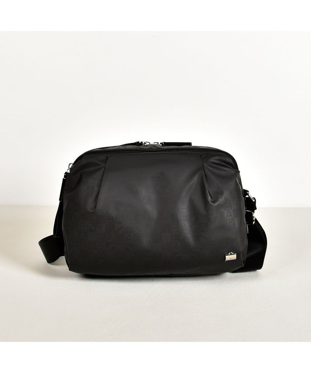 【ラ バガジェリー/LA BAGAGERIE】のモノグラムデイリーショルダー インテリア・キッズ・メンズ・レディースファッション・服の通販 founy(ファニー) ファッション Fashion レディースファッション Fashion for Women ショルダー Shoulder, Shoulder Strap プリント Print, Printed Pattern ポケット Pocket, Pocket Detail ブラック|ID: prp329100004676381 ipo3291000000034258865