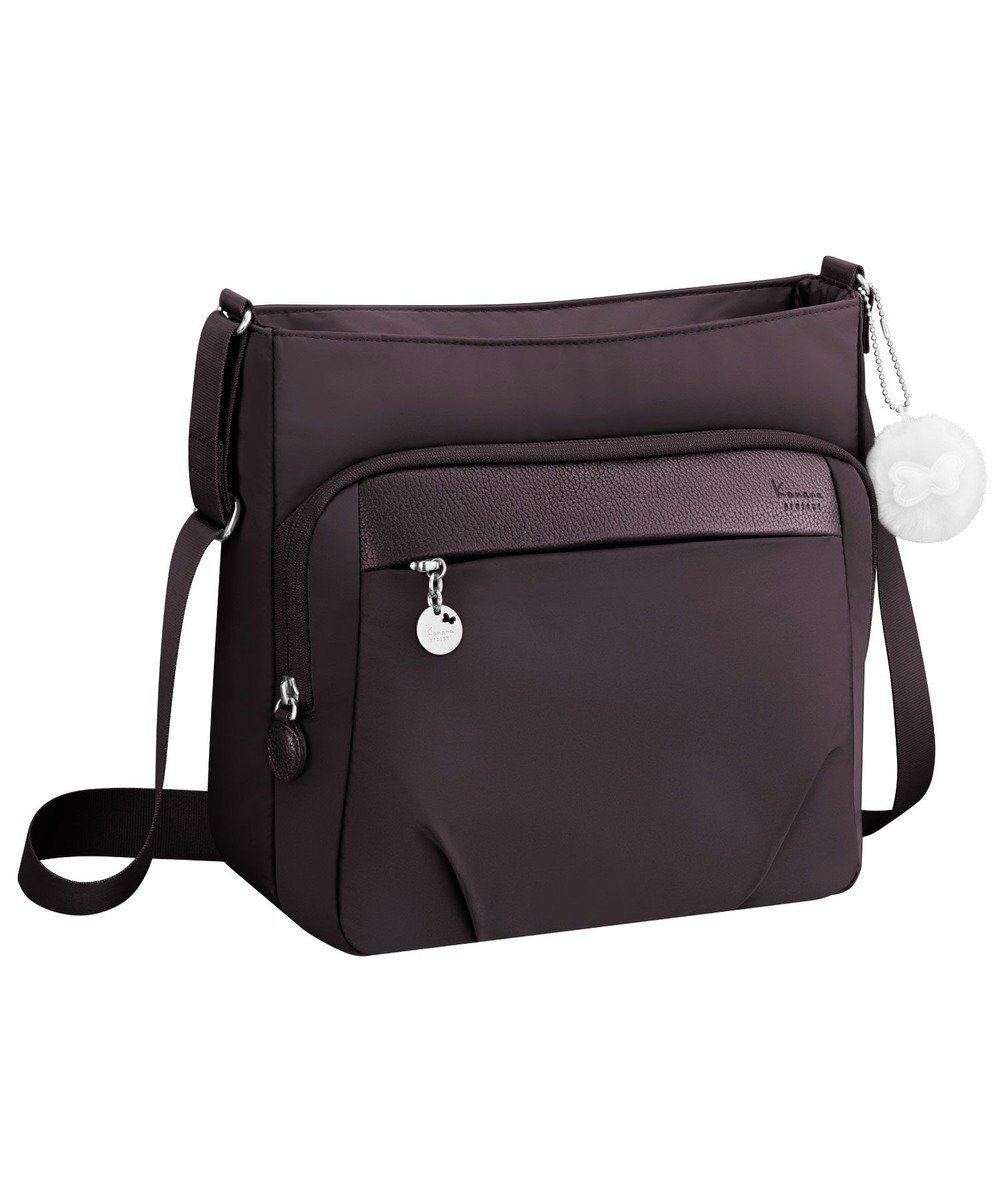 【エースバッグズアンドラゲッジ/ACE BAGS & LUGGAGE】のKanana project PJ1-4th ショルダーバッグ 67643 カナナ プロジェクト 斜め掛け 軽量 軽い 旅行 インテリア・キッズ・メンズ・レディースファッション・服の通販 founy(ファニー) 　ファッション　Fashion　レディースファッション　Fashion for Women　傘　Umbrella, Parasol　吸水　Absorbent, Quick-Dry　抗菌　Antibacterial, Bacteria-Resistant　軽量　Lightweight, Ultra Light　定番　Standard, Basic Item　フロント　Front, Front Design　ポケット　Pocket, Pocket Detail　リュック　Backpack, Rucksack　新作・新入荷　New Arrivals / New In　旅行　Travel　ブラックチェリー|ID: prp329100004676387 ipo3291000000033880425