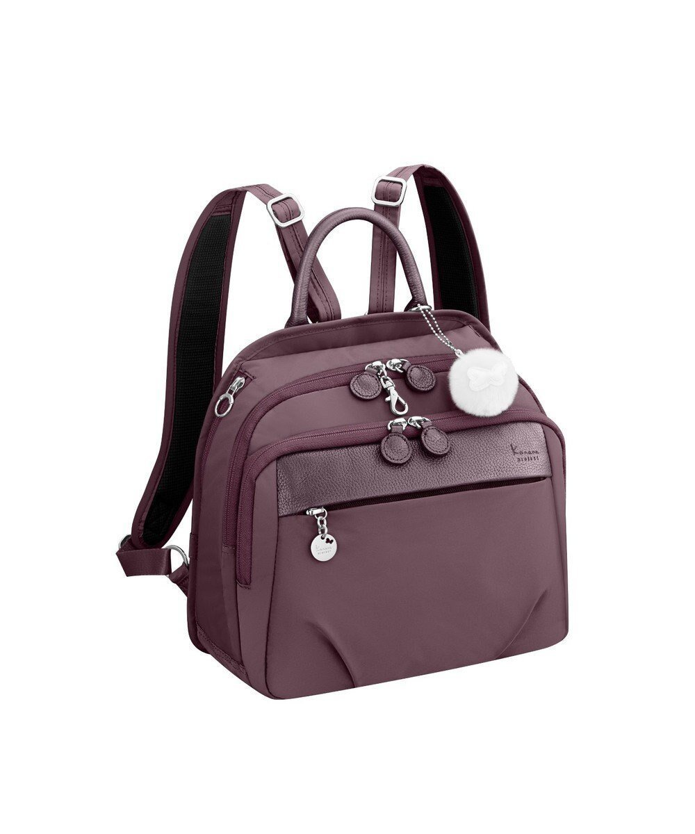 【エースバッグズアンドラゲッジ/ACE BAGS & LUGGAGE】のKanana project PJ1-4th リュックサック 67644 カナナ プロジェクト 軽い 軽量 旅行 インテリア・キッズ・メンズ・レディースファッション・服の通販 founy(ファニー) 　ファッション　Fashion　レディースファッション　Fashion for Women　バッグ　Bags　傘　Umbrella, Parasol　吸水　Absorbent, Quick-Dry　抗菌　Antibacterial, Bacteria-Resistant　軽量　Lightweight, Ultra Light　定番　Standard, Basic Item　フィット　Fit, Slim Fit　フロント　Front, Front Design　ポケット　Pocket, Pocket Detail　リュック　Backpack, Rucksack　旅行　Travel　カシス|ID: prp329100004676388 ipo3291000000034259344