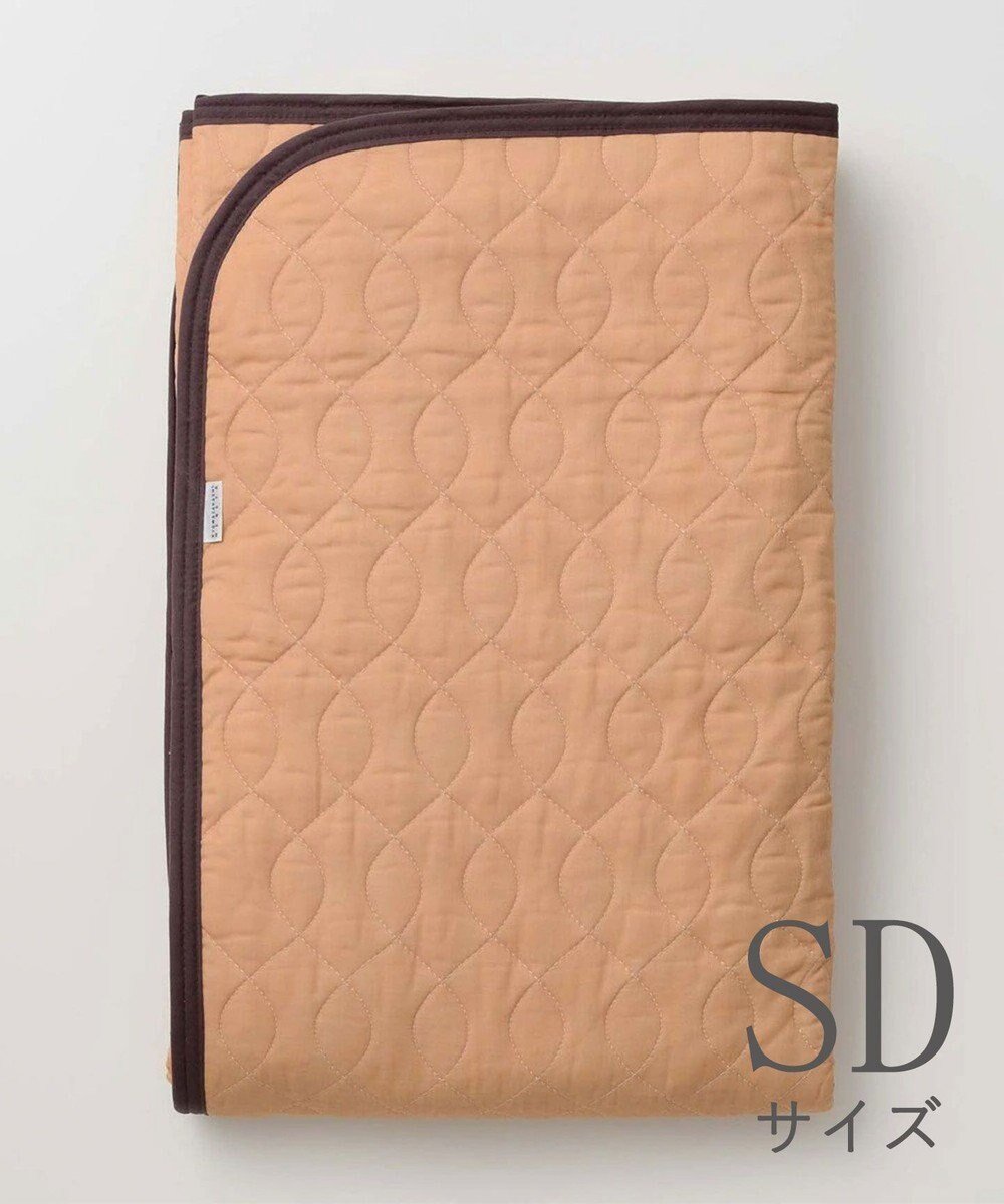 【京和晒綿紗/KYO WAZARASHI MENSYA】の柿渋染めガーゼ敷パッド (脱脂綿入り) 4層 セミダブルサイズ(120×210) 人気、トレンドファッション・服の通販 founy(ファニー) ファッション Fashion レディースファッション Fashion for Women 吸水 Absorbent, Quick-Dry 抗菌 Antibacterial, Bacteria-Resistant バイアス Bias, Diagonal Cut リネン Linen, Linen Fabric 冬 Winter / This Winter 夏 Summer other-1|ID: prp329100004676391 ipo3291000000034259397