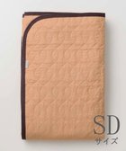 【京和晒綿紗/KYO WAZARASHI MENSYA】の柿渋染めガーゼ敷パッド (脱脂綿入り) 4層 セミダブルサイズ(120×210) 柿渋染め|ID: prp329100004676391 ipo3291000000034259399