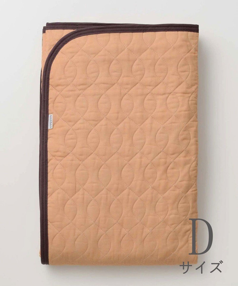 【京和晒綿紗/KYO WAZARASHI MENSYA】の柿渋染めガーゼ敷パッド (脱脂綿入り) 4層 ダブルサイズ(140×210) 人気、トレンドファッション・服の通販 founy(ファニー) ファッション Fashion レディースファッション Fashion for Women 吸水 Absorbent, Quick-Dry 抗菌 Antibacterial, Bacteria-Resistant ダブル Double, Double-Breasted バイアス Bias, Diagonal Cut リネン Linen, Linen Fabric 冬 Winter / This Winter 夏 Summer other-1|ID: prp329100004676392 ipo3291000000034259404