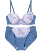 【ウィング/Wing】のWEB限定 ブラ&ショーツセット 快適なつけごこち はきこみ丈あさめ ウイング/ワコール CB3712 ブルー|ID: prp329100004676420 ipo3291000000033789530