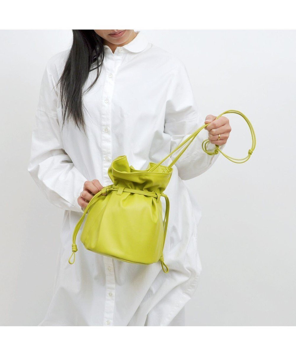 【アンビリオン/UNBILLION】のkakatoo ソフト合皮ドロストショルダー インテリア・キッズ・メンズ・レディースファッション・服の通販 founy(ファニー) 　ファッション　Fashion　レディースファッション　Fashion for Women　巾着　Drawstring Bag, Kinchaku　ショルダー　Shoulder, Shoulder Strap　シンプル　Simple, Minimal　財布　Wallet, Purse　フェミニン　Feminine, Girly　再入荷　Restock / Back in Stock　ライトグリーン|ID: prp329100004676422 ipo3291000000033789542