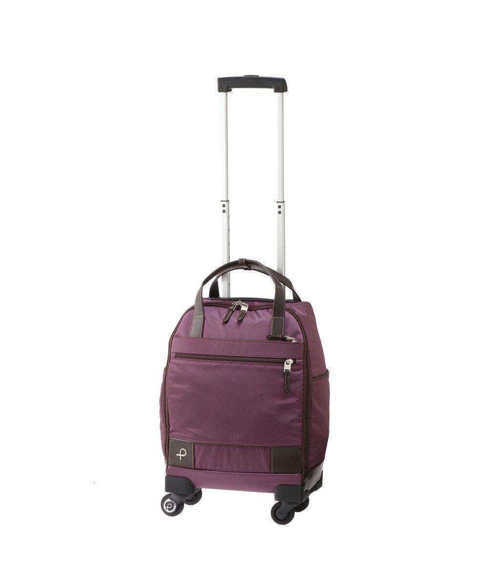 【エースバッグズアンドラゲッジ/ACE BAGS & LUGGAGE】のプロテカ ソリエ3 カジュアル キャリーケース 18リットル 機内持ち込み対応サイズ キャスターストッパー付き 日帰り~1泊程度の旅行に最適な2本手ハンドル・枠なしタイプ 12881 インテリア・キッズ・メンズ・レディースファッション・服の通販 founy(ファニー) 　ファッション　Fashion　レディースファッション　Fashion for Women　スーツ　Business Suits & Workwear　エレガント 上品　Elegant　スマート　Smart, Elegant　なめらか　Smooth, Silky Texture　ポケット　Pocket, Pocket Detail　日本製　Made In Japan　旅行　Travel　スーツケース キャリーケース　Suitcase / Carry Case　パープルワイン|ID: prp329100004676491 ipo3291000000034260002