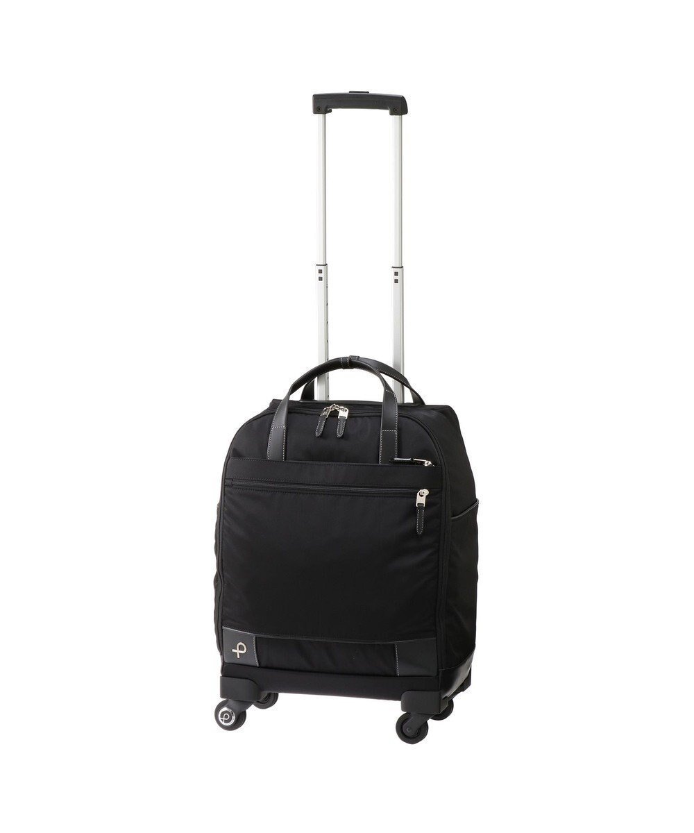 【エースバッグズアンドラゲッジ/ACE BAGS & LUGGAGE】のプロテカ ソリエ3 カジュアル キャリーケース 29リットル 機内持ち込み対応サイズ キャスターストッパー付き 1泊程度の旅行に最適な2本手ハンドル・枠なしタイプ 12882 インテリア・キッズ・メンズ・レディースファッション・服の通販 founy(ファニー) 　ファッション　Fashion　レディースファッション　Fashion for Women　スーツ　Business Suits & Workwear　エレガント 上品　Elegant　スマート　Smart, Elegant　なめらか　Smooth, Silky Texture　ポケット　Pocket, Pocket Detail　日本製　Made In Japan　旅行　Travel　スーツケース キャリーケース　Suitcase / Carry Case　ブラック|ID: prp329100004676492 ipo3291000000033789699