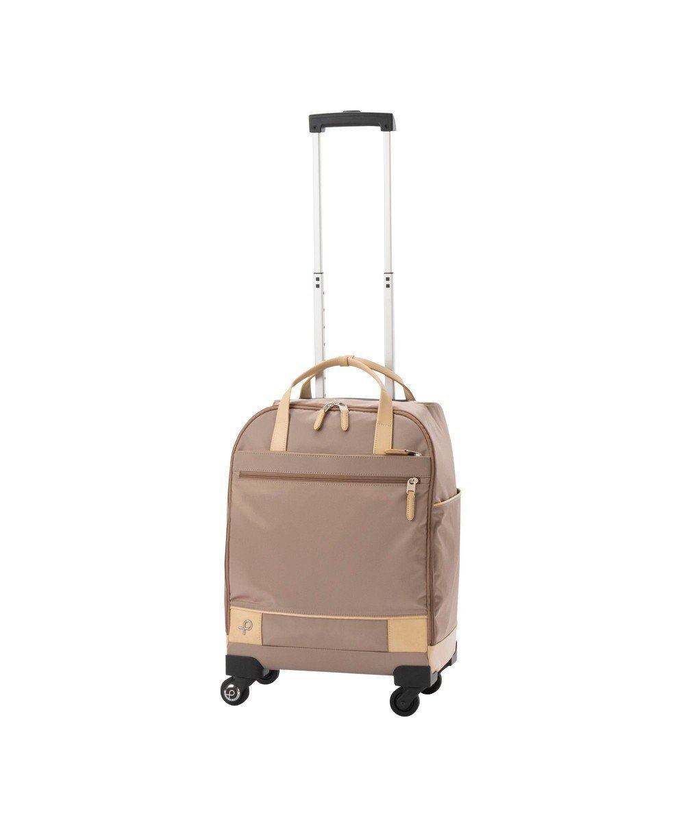 【エースバッグズアンドラゲッジ/ACE BAGS & LUGGAGE】のプロテカ ソリエ3 カジュアル キャリーケース 29リットル 機内持ち込み対応サイズ キャスターストッパー付き 1泊程度の旅行に最適な2本手ハンドル・枠なしタイプ 12882 インテリア・キッズ・メンズ・レディースファッション・服の通販 founy(ファニー) 　ファッション　Fashion　レディースファッション　Fashion for Women　スーツ　Business Suits & Workwear　エレガント 上品　Elegant　スマート　Smart, Elegant　なめらか　Smooth, Silky Texture　ポケット　Pocket, Pocket Detail　日本製　Made In Japan　旅行　Travel　スーツケース キャリーケース　Suitcase / Carry Case　ベージュ|ID: prp329100004676492 ipo3291000000033789701