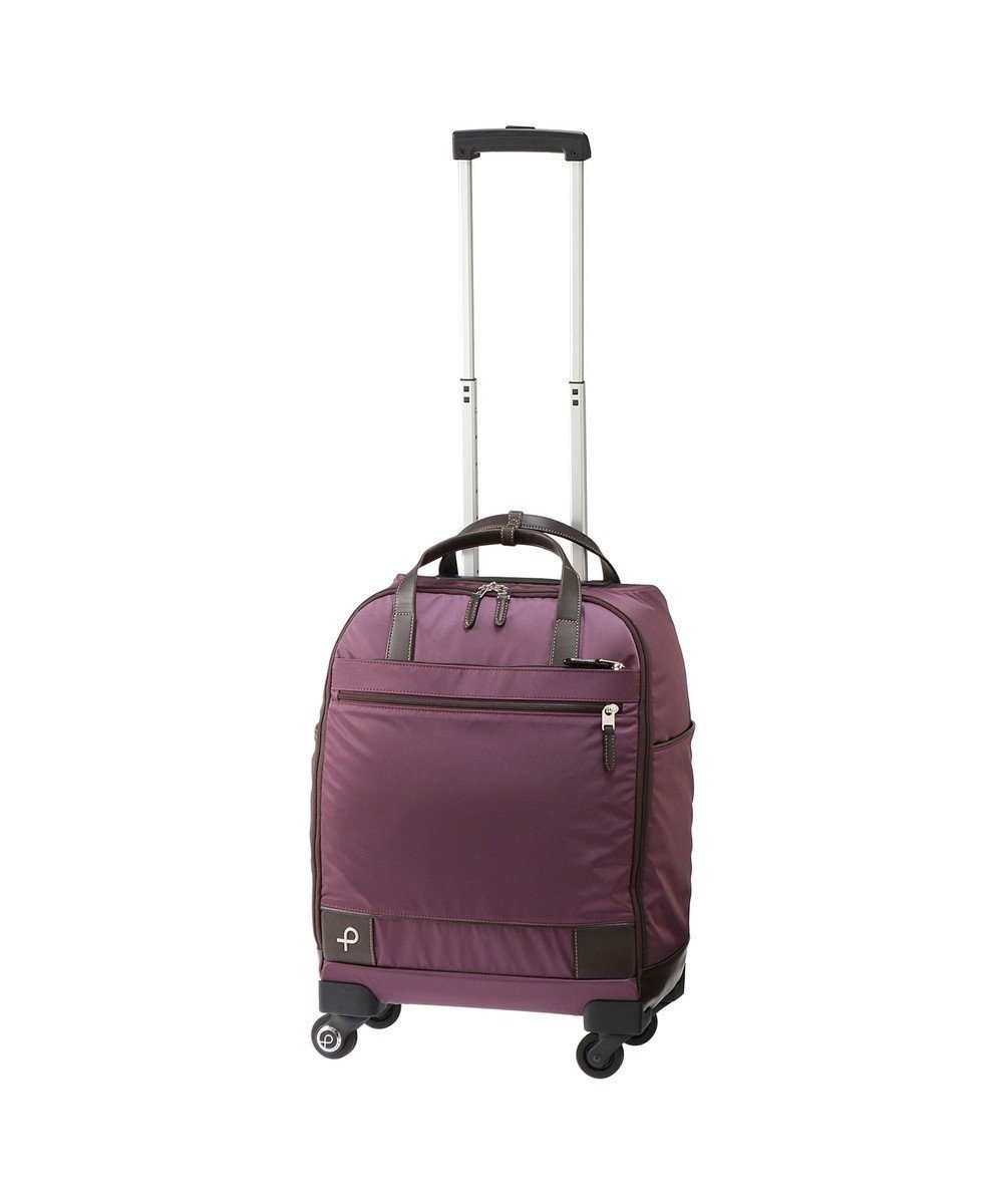 【エースバッグズアンドラゲッジ/ACE BAGS & LUGGAGE】のプロテカ ソリエ3 カジュアル キャリーケース 29リットル 機内持ち込み対応サイズ キャスターストッパー付き 1泊程度の旅行に最適な2本手ハンドル・枠なしタイプ 12882 インテリア・キッズ・メンズ・レディースファッション・服の通販 founy(ファニー) 　ファッション　Fashion　レディースファッション　Fashion for Women　スーツ　Business Suits & Workwear　エレガント 上品　Elegant　スマート　Smart, Elegant　なめらか　Smooth, Silky Texture　ポケット　Pocket, Pocket Detail　日本製　Made In Japan　旅行　Travel　スーツケース キャリーケース　Suitcase / Carry Case　パープルワイン|ID: prp329100004676492 ipo3291000000033789702