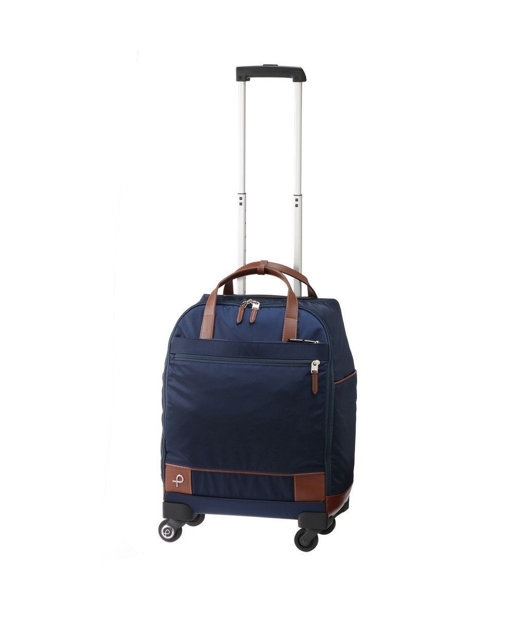 【エースバッグズアンドラゲッジ/ACE BAGS & LUGGAGE】のプロテカ ソリエ3 カジュアル キャリーケース 29リットル 機内持ち込み対応サイズ キャスターストッパー付き 1泊程度の旅行に最適な2本手ハンドル・枠なしタイプ 12882 インテリア・キッズ・メンズ・レディースファッション・服の通販 founy(ファニー) ファッション Fashion レディースファッション Fashion for Women スーツ Business Suits & Workwear エレガント 上品 Elegant スマート Smart, Elegant なめらか Smooth, Silky Texture ポケット Pocket, Pocket Detail 日本製 Made In Japan 旅行 Travel スーツケース キャリーケース Suitcase / Carry Case ネイビー|ID: prp329100004676492 ipo3291000000034260012