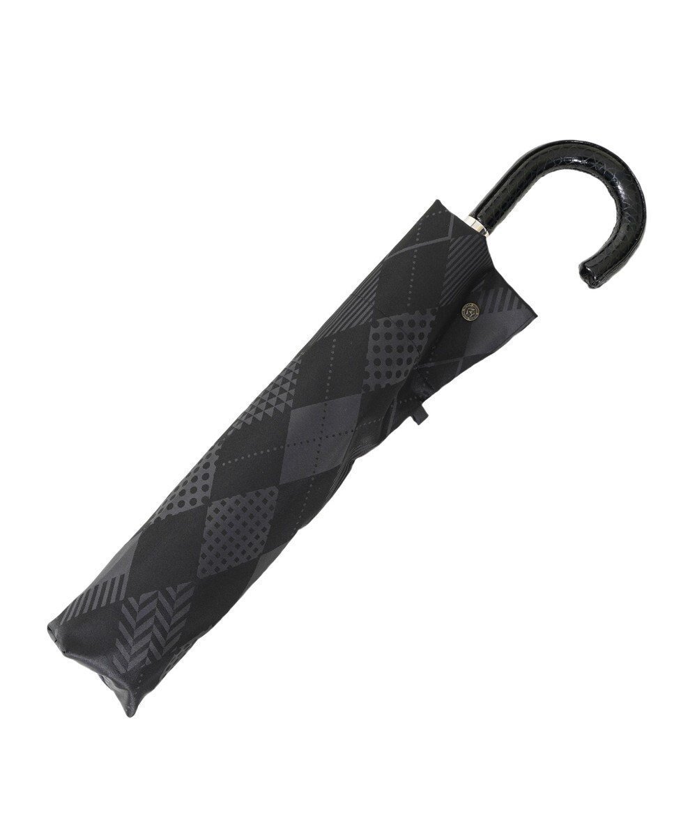 【槇田商店/Makita shoten】のmonotone アーガイル ブラック 折りたたみ傘 インテリア・キッズ・メンズ・レディースファッション・服の通販 founy(ファニー) ファッション Fashion レディースファッション Fashion for Women レイングッズ・傘・晴雨兼用傘 Umbrellas & Rain Gear 傘 Umbrella, Parasol シンプル Simple, Minimal スマート Smart, Elegant 定番 Standard, Basic Item 人気 Popular, Best Seller 日傘 Parasol, UV Umbrella メンズ Men's, Menswear モノトーン Monotone, Black and White おすすめ Recommended / Our Picks ビジネス 仕事 通勤 Business / Work / Commuting クロ|ID: prp329100004676514 ipo3291000000034261435