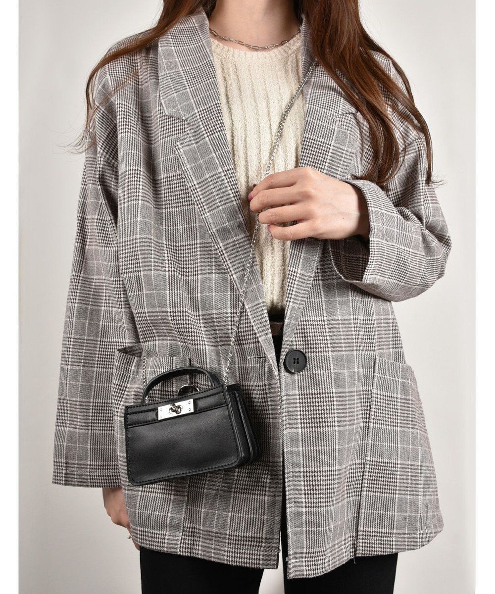 【ラ バガジェリー/LA BAGAGERIE】の【MONICA】マイクロチェーンバッグ 人気、トレンドファッション・服の通販 founy(ファニー) 　ファッション　Fashion　レディースファッション　Fashion for Women　バッグ　Bags　おすすめ　Recommended / Our Picks　アクセサリー　Fashion Accessories　コンパクト　Compact, Small Size　スクエア　Square, Square Shape　スマート　Smart, Elegant　ポケット　Pocket, Pocket Detail　リップ　Lip, Lip Motif　 other-1|ID: prp329100004676515 ipo3291000000034261446