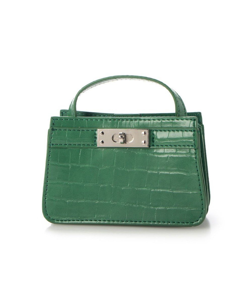 【ラ バガジェリー/LA BAGAGERIE】の【MONICA】マイクロチェーンバッグ インテリア・キッズ・メンズ・レディースファッション・服の通販 founy(ファニー) 　ファッション　Fashion　レディースファッション　Fashion for Women　バッグ　Bags　おすすめ　Recommended / Our Picks　アクセサリー　Fashion Accessories　コンパクト　Compact, Small Size　スクエア　Square, Square Shape　スマート　Smart, Elegant　ポケット　Pocket, Pocket Detail　リップ　Lip, Lip Motif　グリーン系その他|ID: prp329100004676515 ipo3291000000034261477