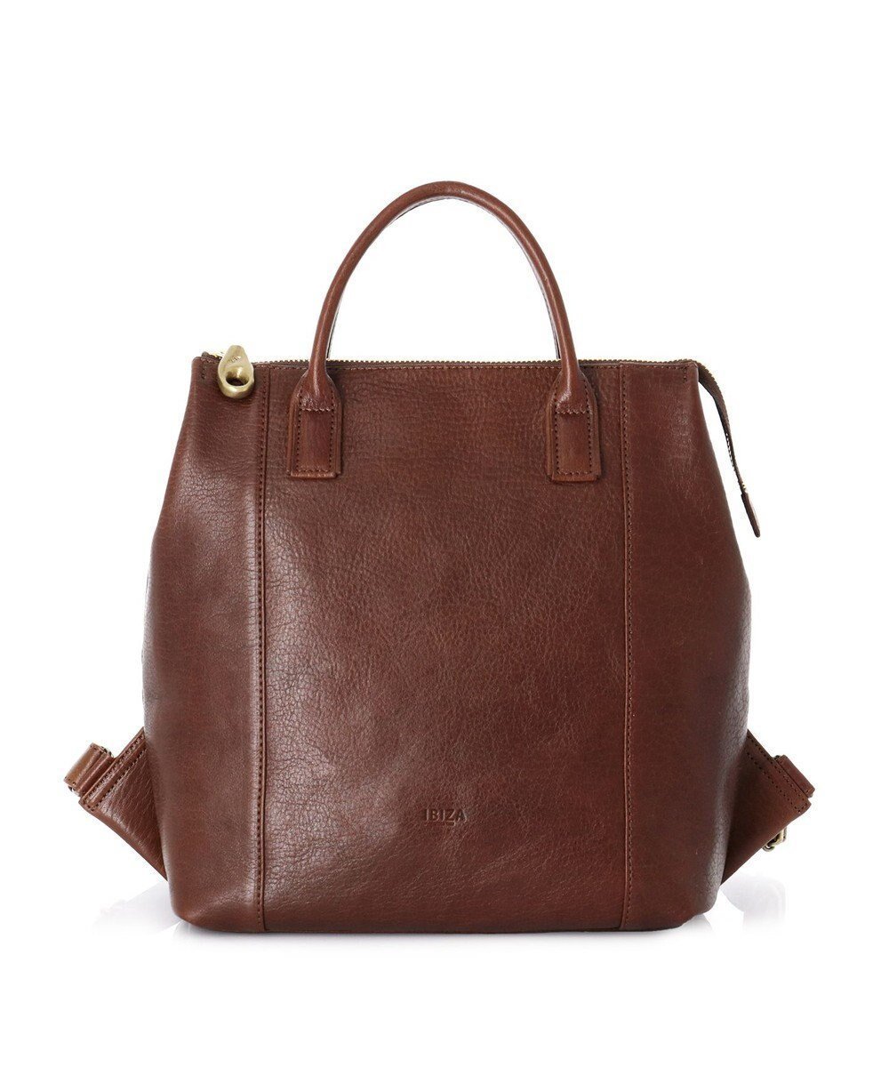 【イビサ/IBIZA】のカンビアール 牛革 リュック インテリア・キッズ・メンズ・レディースファッション・服の通販 founy(ファニー) 　ファッション　Fashion　レディースファッション　Fashion for Women　バッグ　Bags　シンプル　Simple, Minimal　フォルム　Silhouette, Form　ポケット　Pocket, Pocket Detail　リュック　Backpack, Rucksack　おすすめ　Recommended / Our Picks　濃茶|ID: prp329100004676542 ipo3291000000034260550
