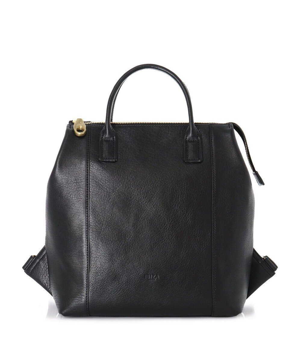 【イビサ/IBIZA】のカンビアール 牛革 リュック インテリア・キッズ・メンズ・レディースファッション・服の通販 founy(ファニー) 　ファッション　Fashion　レディースファッション　Fashion for Women　バッグ　Bags　シンプル　Simple, Minimal　フォルム　Silhouette, Form　ポケット　Pocket, Pocket Detail　リュック　Backpack, Rucksack　おすすめ　Recommended / Our Picks　黒|ID: prp329100004676542 ipo3291000000034260553