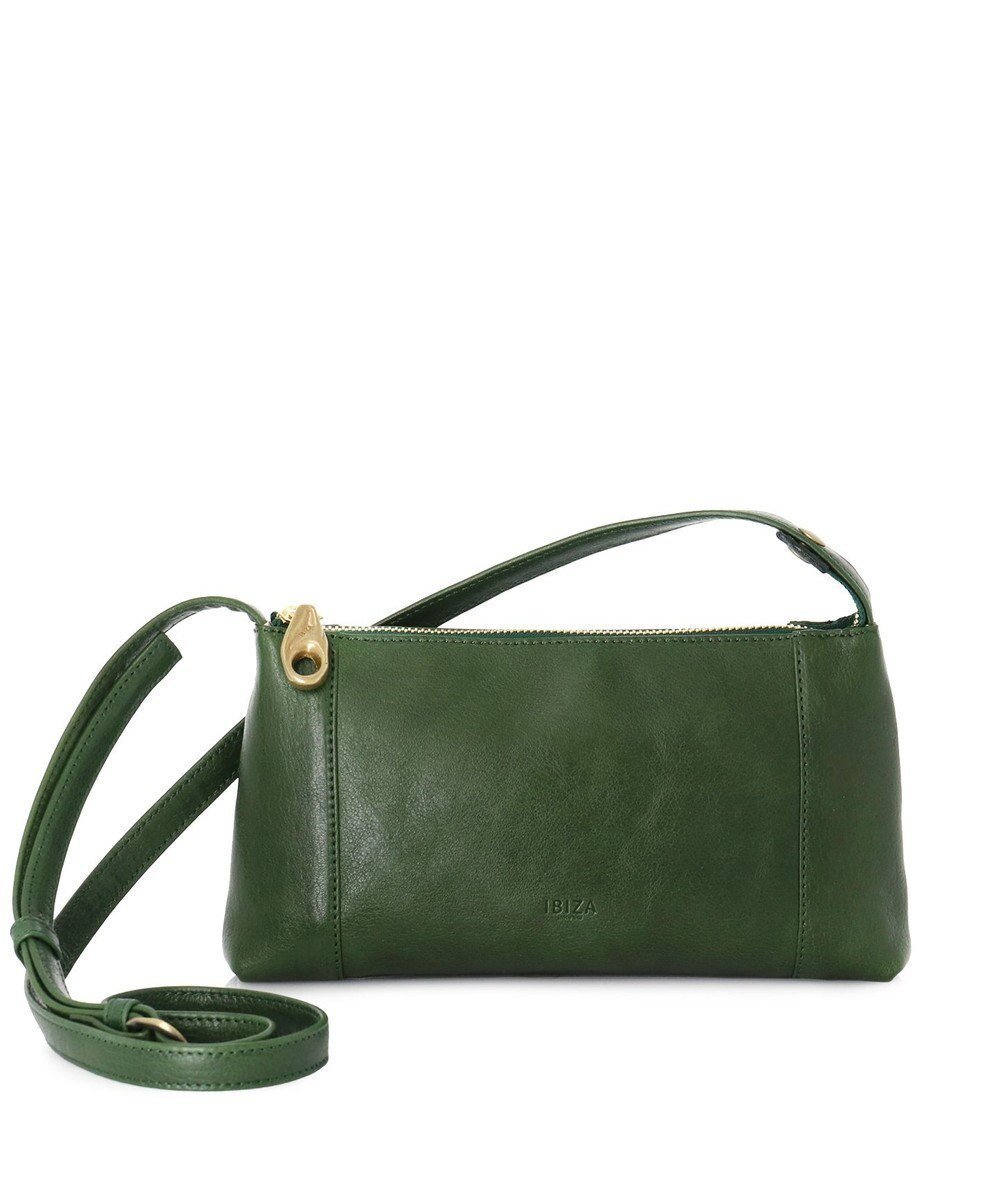 【イビサ/IBIZA】のカンビアール 牛革 ショルダーバッグ インテリア・キッズ・メンズ・レディースファッション・服の通販 founy(ファニー) 　ファッション　Fashion　レディースファッション　Fashion for Women　バッグ　Bags　ショルダー　Shoulder, Shoulder Strap　財布　Wallet, Purse　ポケット　Pocket, Pocket Detail　マグネット　Magnet, Magnetic Closure　おすすめ　Recommended / Our Picks　緑|ID: prp329100004676543 ipo3291000000034260560