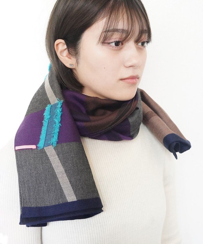 【ポルス/POLS】のウールカットジャカードストール インテリア・キッズ・メンズ・レディースファッション・服の通販 founy(ファニー) https://founy.com/ ファッション Fashion レディースファッション Fashion for Women ショール Shawl, Wrap ストール Stole, Wrap ファブリック Fabric, Textile フリンジ Fringe, Tassel ブランケット Blanket, Throw Blanket ポンチョ Poncho, Cape Style A/W・秋冬 Autumn/Winter |ID: prp329100004676555 ipo3291000000033789921