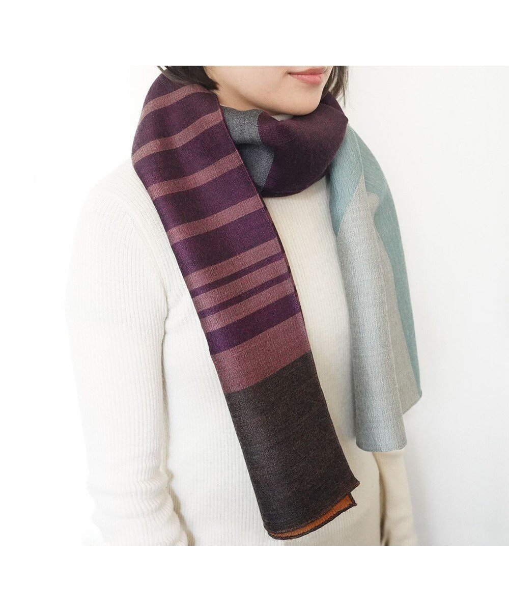 【ポルス/POLS】のウールジャカードストール インテリア・キッズ・メンズ・レディースファッション・服の通販 founy(ファニー) ファッション Fashion レディースファッション Fashion for Women ショール Shawl, Wrap ジャカード/ジャガード Jacquard, Woven Pattern ストール Stole, Wrap ファブリック Fabric, Textile A/W・秋冬 Autumn/Winter ピンク|ID: prp329100004676557 ipo3291000000034260693