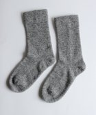 【アンドウール/AND WOOL】の〈上質な素材と手仕事から生まれた優しいニット〉カシミヤウール靴下 人気、トレンドファッション・服の通販 founy(ファニー) ファッション Fashion レディースファッション Fashion for Women ソックス&靴下 Socks & Hosiery レッグウェア・ストッキング Legwear & Hosiery ソックス Socks, Hosiery 手編み Hand-Knitted, Handmade Knit thumbnail グレー|ID: prp329100004676564 ipo3291000000034260729
