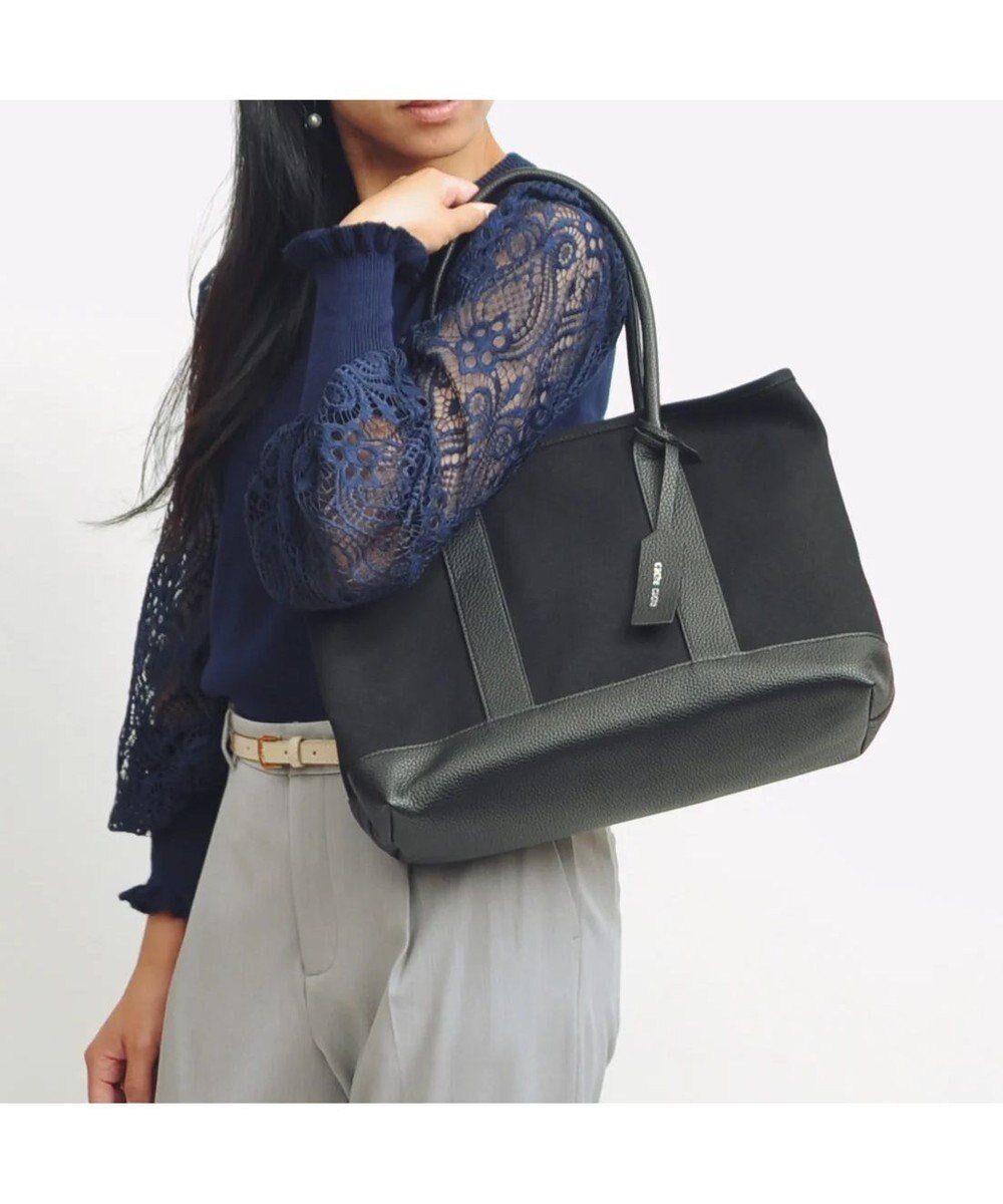 【アンビリオン/UNBILLION】のcachecache パーテーションキャンバストートバッグL 人気、トレンドファッション・服の通販 founy(ファニー) 　ファッション　Fashion　レディースファッション　Fashion for Women　バッグ　Bags　カラフル　Colorful Design　キャンバス　Canvas, Canvas Fabric　ハンド　Hand, Handmade　パイソン　Python, Snakeskin Pattern　ポーチ　Pouch, Small Case　ミックス　Mix, Mixed Style　モチーフ　Motif, Design Theme　レオパード　Leopard, Animal Print　再入荷　Restock / Back in Stock　 other-1|ID: prp329100004676569 ipo3291000000034259937