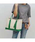 【アンビリオン/UNBILLION】のcachecache パーテーションキャンバストートバッグL グリーン|ID: prp329100004676569 ipo3291000000034259950