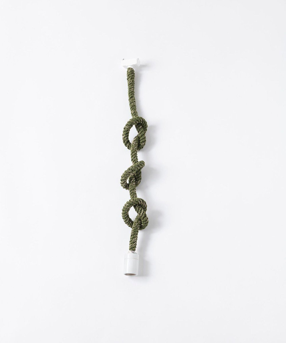【トリコテ/Tricote】のKNOT PENDANT LIGHT インテリア・キッズ・メンズ・レディースファッション・服の通販 founy(ファニー) 　ファッション　Fashion　レディースファッション　Fashion for Women　アクリル　Acrylic Material　手編み　Hand-Knitted, Handmade Knit　47KHAKI×BEIGE|ID: prp329100004676570 ipo3291000000033789978