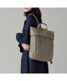 【イザック/Y'SACCS】のリサイクルナイロン×カウレザー ラップリュック グレージュ|ID: prp329100004676590 ipo3291000000034262152